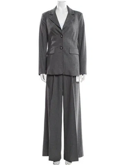 Pre-owned Veronica Beard Pantsuit In Gray