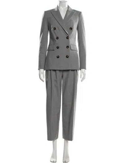 Pre-owned Veronica Beard Pantsuit In Gray