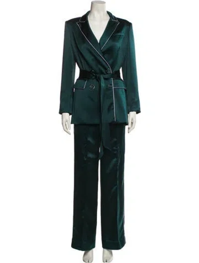 Pre-owned Veronica Beard Pantsuit In Green
