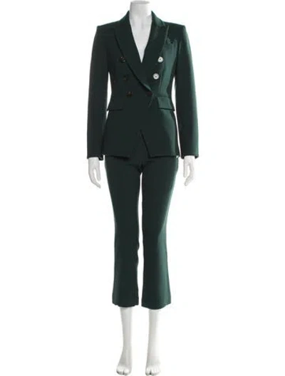 Pre-owned Veronica Beard Pantsuit In Green