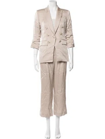 Pre-owned Veronica Beard Pantsuit In Neutral