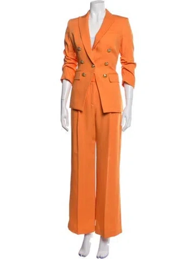 Pre-owned Veronica Beard Pantsuit In Orange