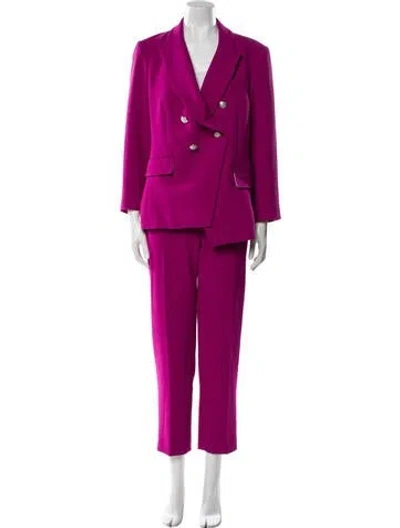Pre-owned Veronica Beard Pantsuit In Purple