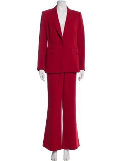 Pre-owned Veronica Beard Pantsuit In Red