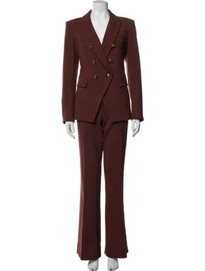 Pre-owned Veronica Beard Pantsuit In Red