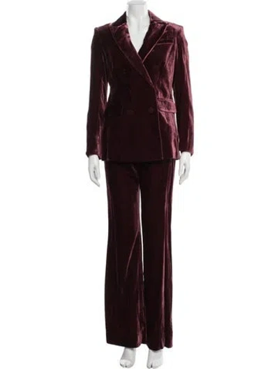 Pre-owned Veronica Beard Pantsuit W/ Tags In Burgundy