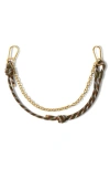 Veronica Beard Paracord & Chain Bag Strap