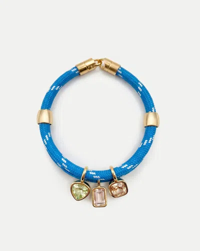 Veronica Beard Paracord Charm Bracelet In Blue