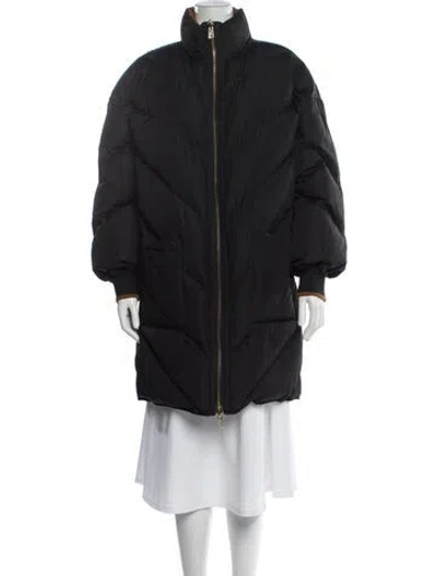 Pre-owned Veronica Beard Parka In Black