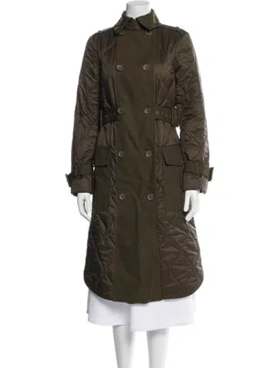 Pre-owned Veronica Beard Parka In Green