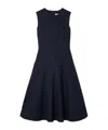 Veronica Beard Patchwork Denim Midi Dress In Blue
