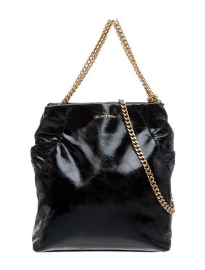 Pre-owned Veronica Beard Patent Leather Evening Bag In Blue