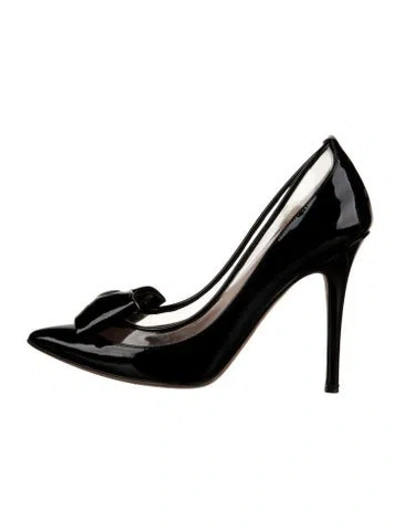 Pre-owned Veronica Beard Patent Leather Pumps In Black