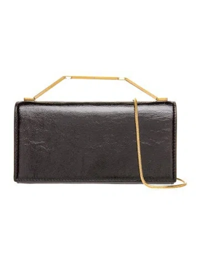 Pre-owned Veronica Beard Patent Leather Top Handle Bag In Multi