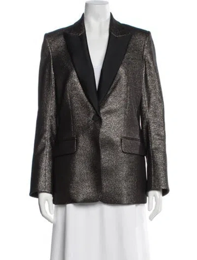 Pre-owned Veronica Beard Patterned Blazer In Brown