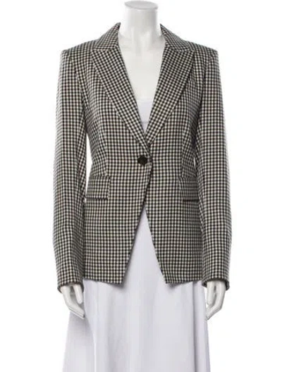 Pre-owned Veronica Beard Patterned Blazer In Multi