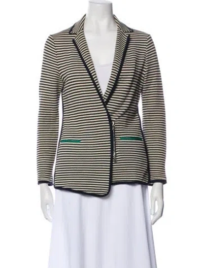 Pre-owned Veronica Beard Patterned Blazer In Neutral