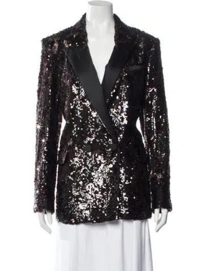 Pre-owned Veronica Beard Patterned Blazer W/ Tags In Black