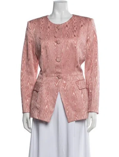 Pre-owned Veronica Beard Patterned Blazer W/ Tags In Pink