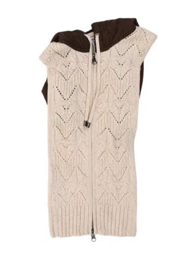 Pre-owned Veronica Beard Patterned Dickey In Neutrals