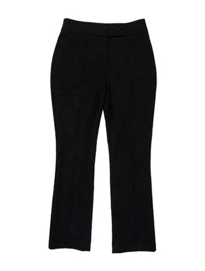 Pre-owned Veronica Beard Patterned Flared Pants In Blue
