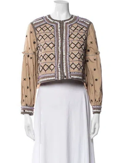 Pre-owned Veronica Beard Patterned Jacket In Neutral