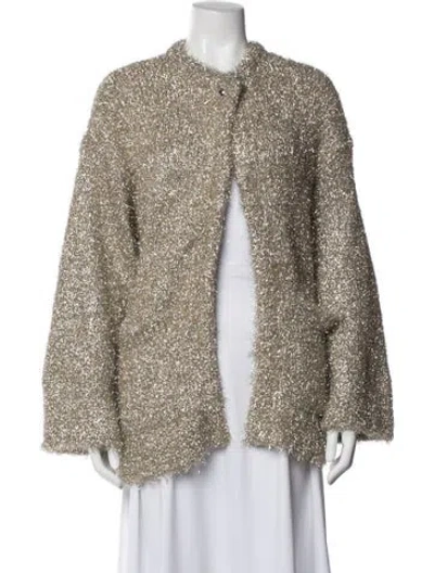 Pre-owned Veronica Beard Patterned Jacket In Neutral