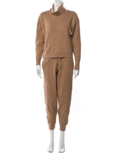 Pre-owned Veronica Beard Patterned Pant Set In Neutral