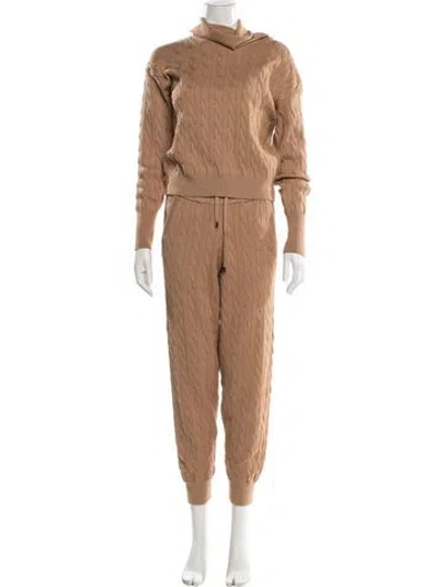 Pre-owned Veronica Beard Patterned Tassel Accents Pant Set In Neutral