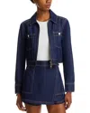 Veronica Beard Patty Denim Jacket In Blue