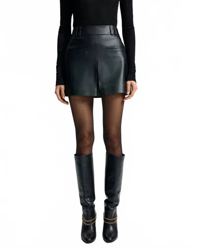 Veronica Beard Pavaline Mini Skirt In Black