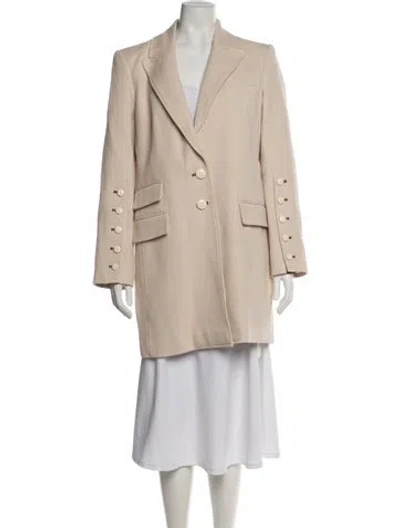 Pre-owned Veronica Beard Peacoat In Neutral