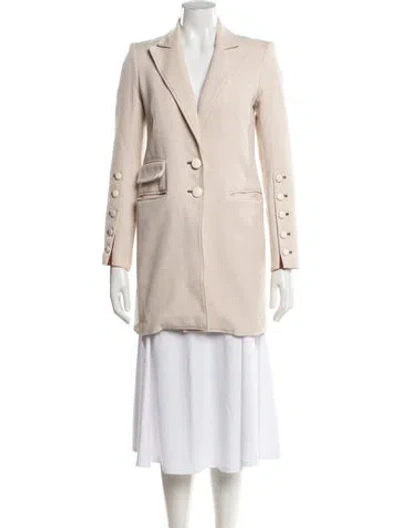 Pre-owned Veronica Beard Peacoat In Neutrals
