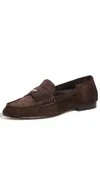 Veronica Beard Penny Flats Espresso In Espresso
