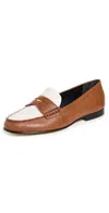 Veronica Beard Penny Loafers Caramel/lily In Caramel/lily