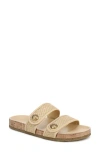 Veronica Beard Percey Slide Sandal In Natural