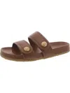 Veronica Beard Percey Slide Sandal In Brown