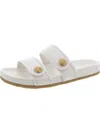 Veronica Beard Percey Leather Dual Band Slide Sandals In Multi