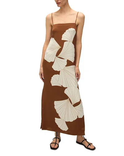 Veronica Beard Petra Dress In Brown