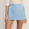 Veronica Beard Phineas High Rise Skort In Blue In Blue