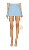 Veronica Beard Phineas High Rise Skort In Blue In Blue