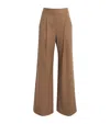 Veronica Beard Womens Malt Multi Rimini Wide-leg Stretch-woven Trousers In Brown