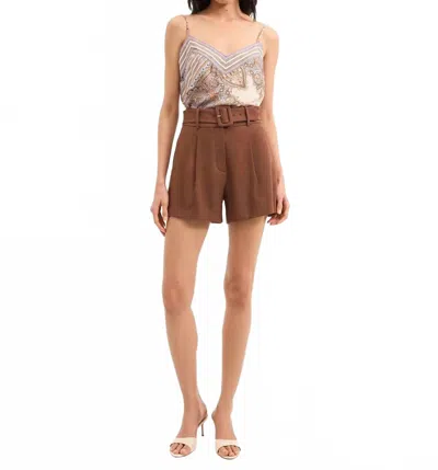 Veronica Beard Piper Short In Light Chicory