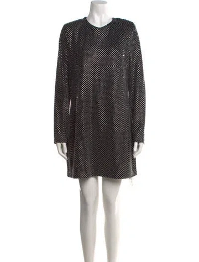 Pre-owned Veronica Beard Polka Dot Print Mini Dress W/ Tags In Blue
