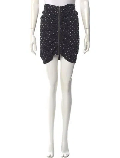 Pre-owned Veronica Beard Polka Dot Print Mini Skirt In Multi