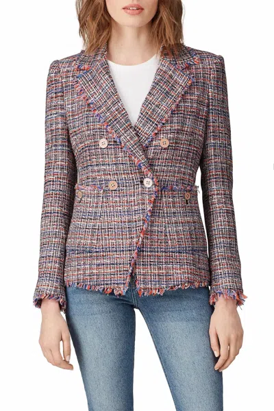 Veronica Beard Pre-loved Theron Jacket With Buttons In Multi Color