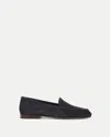 Veronica Beard Prilla Suede Loafer In Blue