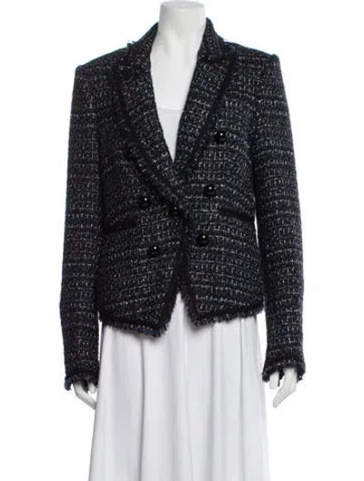 Pre-owned Veronica Beard Printed Blazer In Blue