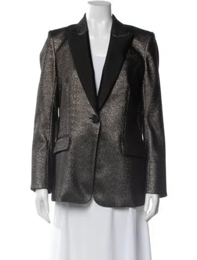 Pre-owned Veronica Beard Printed Blazer W/ Tags In Black
