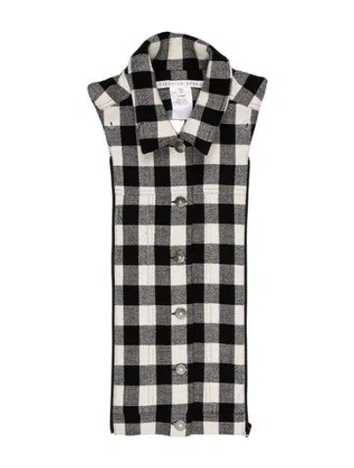 Pre-owned Veronica Beard Printed Dickey In Blue